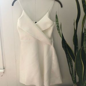 Scuba white dress
